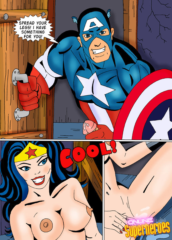 Порно Капитан Америка И Черная