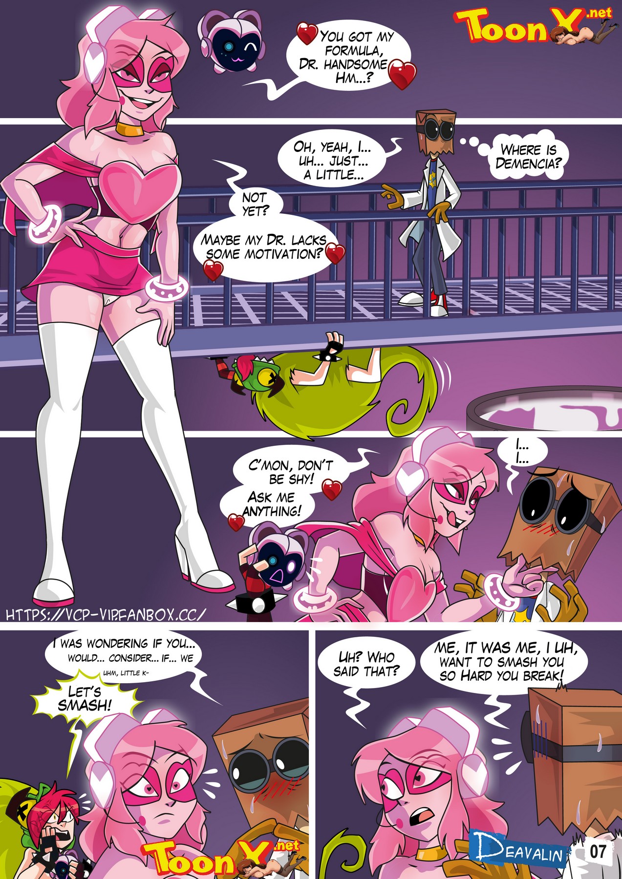 Miss Heed Deavalin Villainous Porn Cartoon Comics