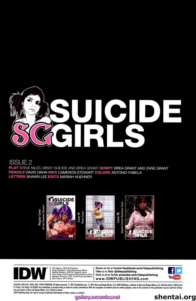 Suicide Girls Porn Cartoon Comics 