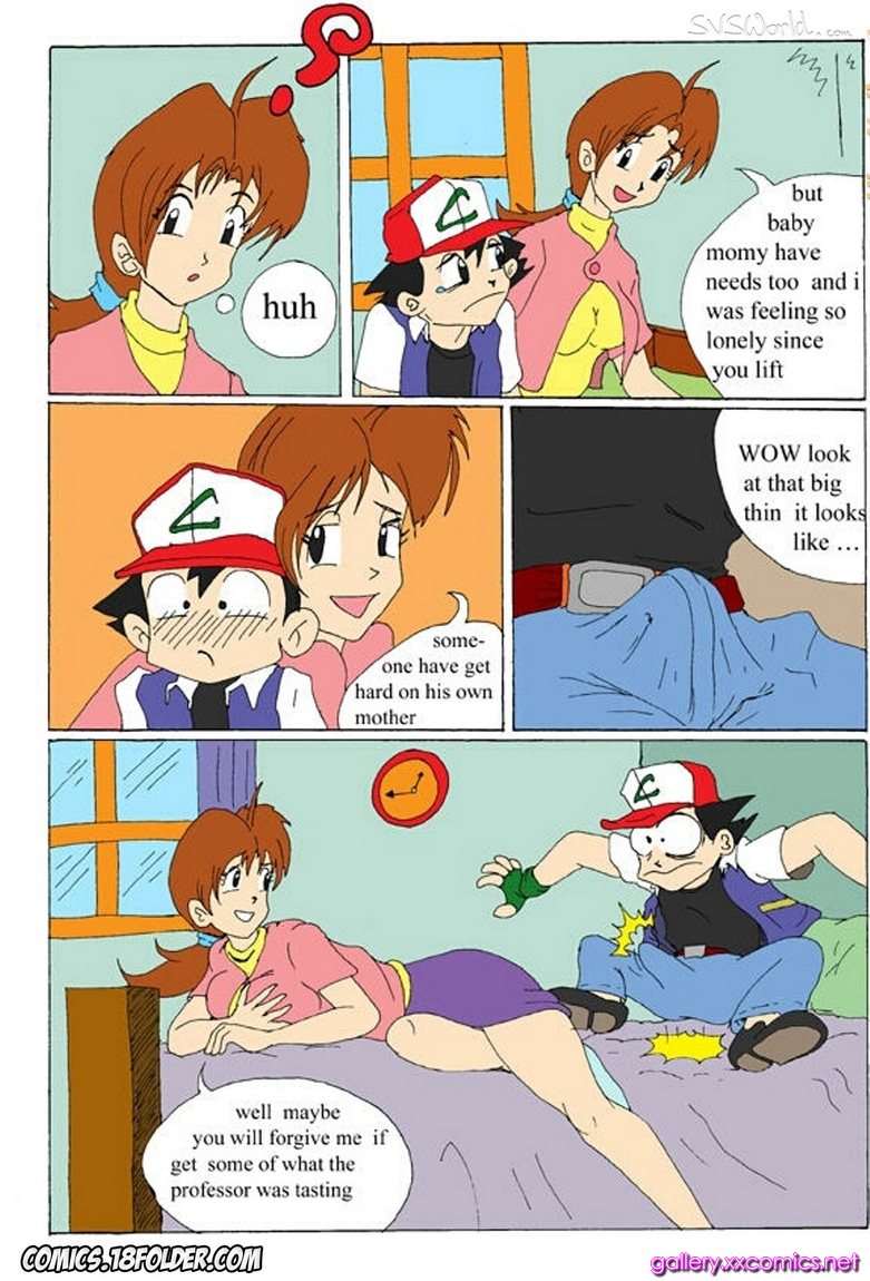 Pokimonsex - Pokemon-Mom Son Sex - Porn Cartoon Comics