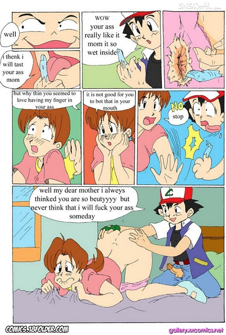 Fuck Toons Mom - Pokemon-Mom Son Sex - Porn Cartoon Comics