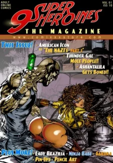 9 Super Heroines- The Magazine 10s