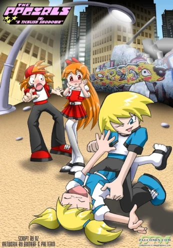 Powerpuff Girls-A Ticklish Showdown Palcomix