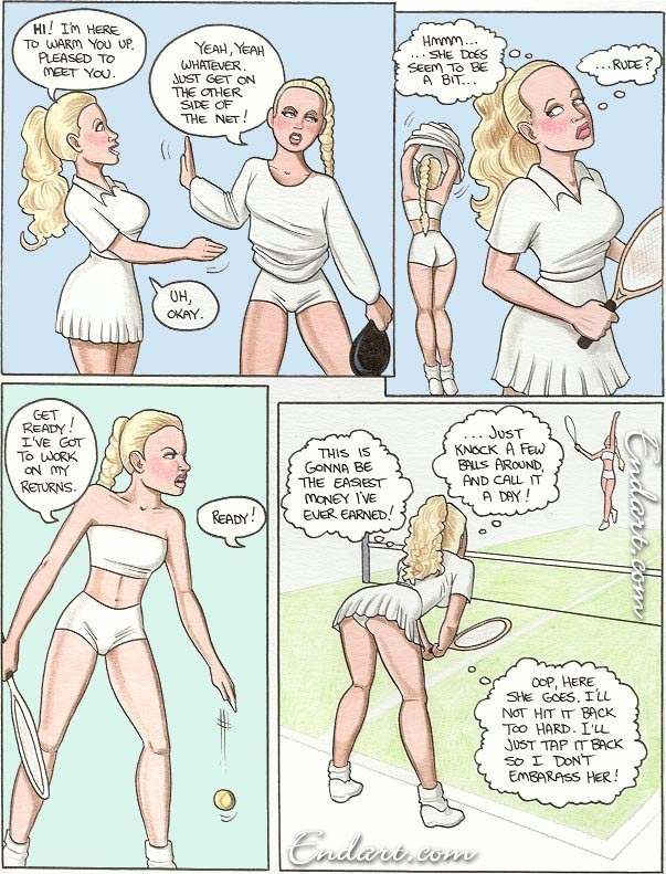 Tennis Cartoon Porn - Spanking Pamelee Adventure-Tennis - Porn Cartoon Comics