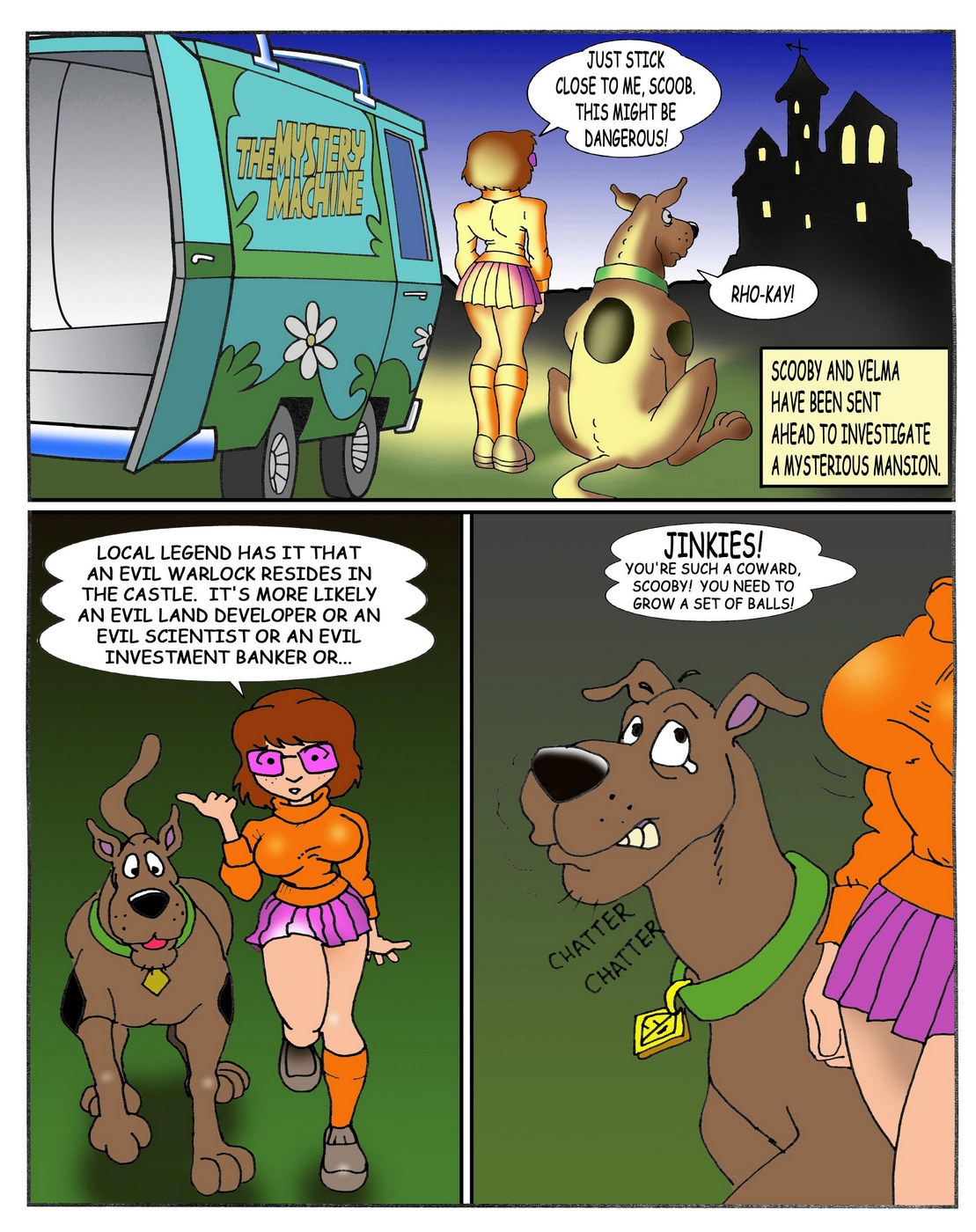 1109px x 1400px - Mystery of the Sexual Weapon (Scooby-Doo) - Porn Cartoon Comics