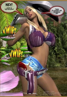 Jungle Babe and Wild Girl vs White Slavers1