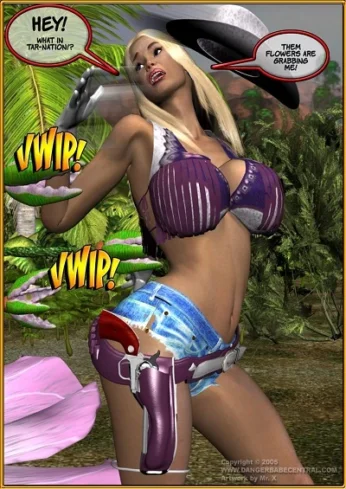 Jungle Babe and Wild Girl vs White Slavers