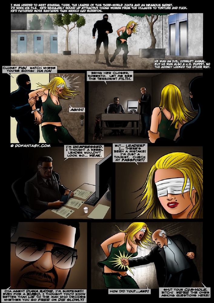 Secret Agent Porn Comics Interracial - Betrayed Secret Agent - Porn Cartoon Comics