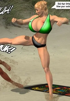 Catfight at Beach013