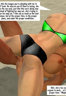 Catfight at Beach016
