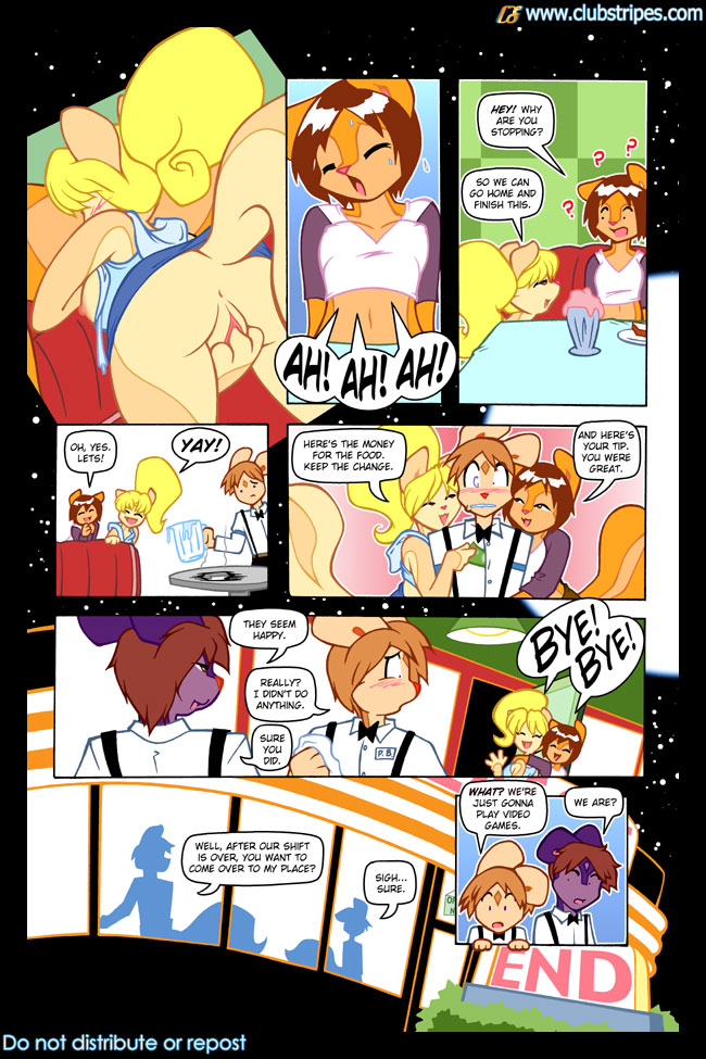 Cream Furry Porn - Peaches and Cream- Midnight Milkshake - Porn Cartoon Comics