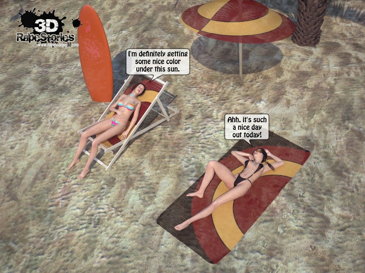 1200px x 900px - Beach Threesome Sex- 3D R@p Stories - Porn Cartoon Comics