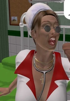 Laura Croft - Naughty Nurse 3dpinupgirls