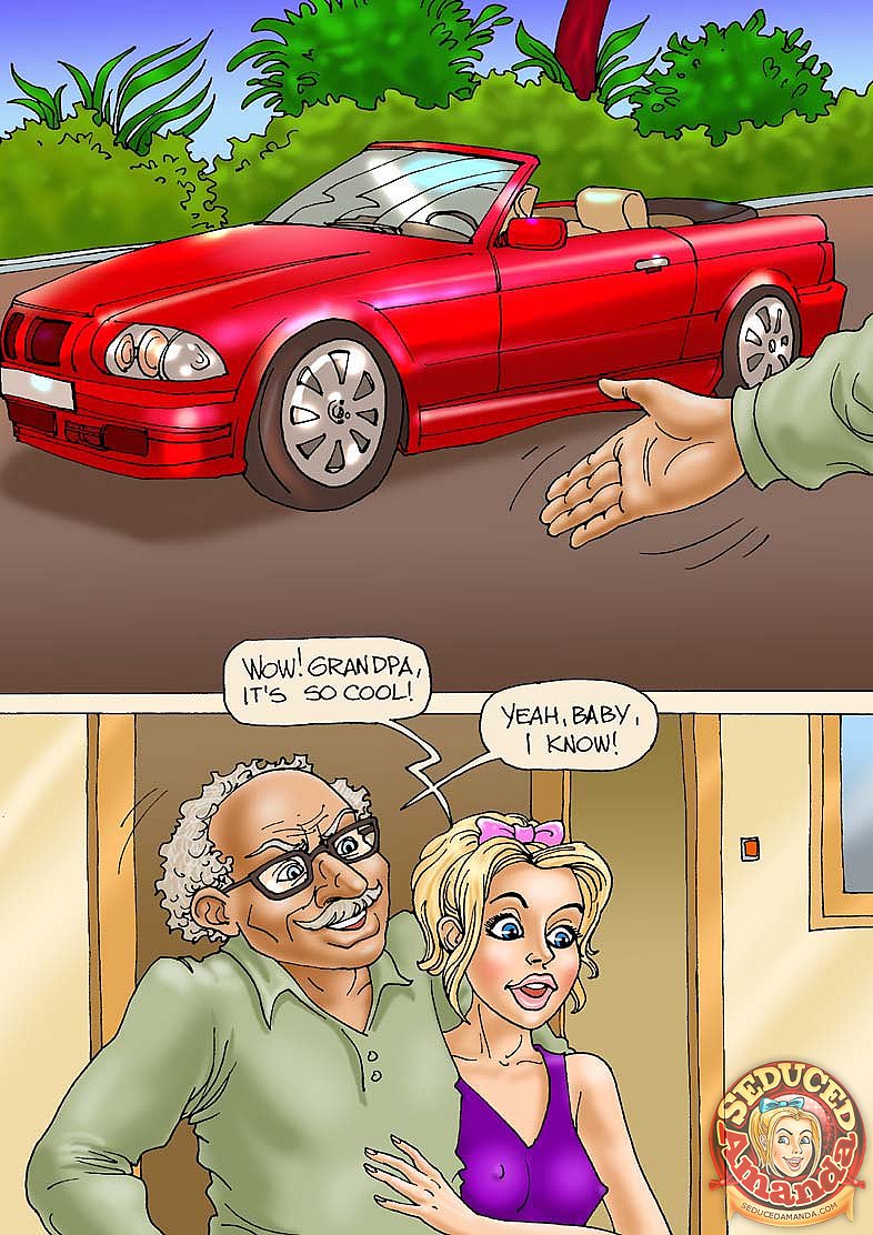 Animated Grandpa Porn - Grandpa and His New Ride - Porn Cartoon Comics