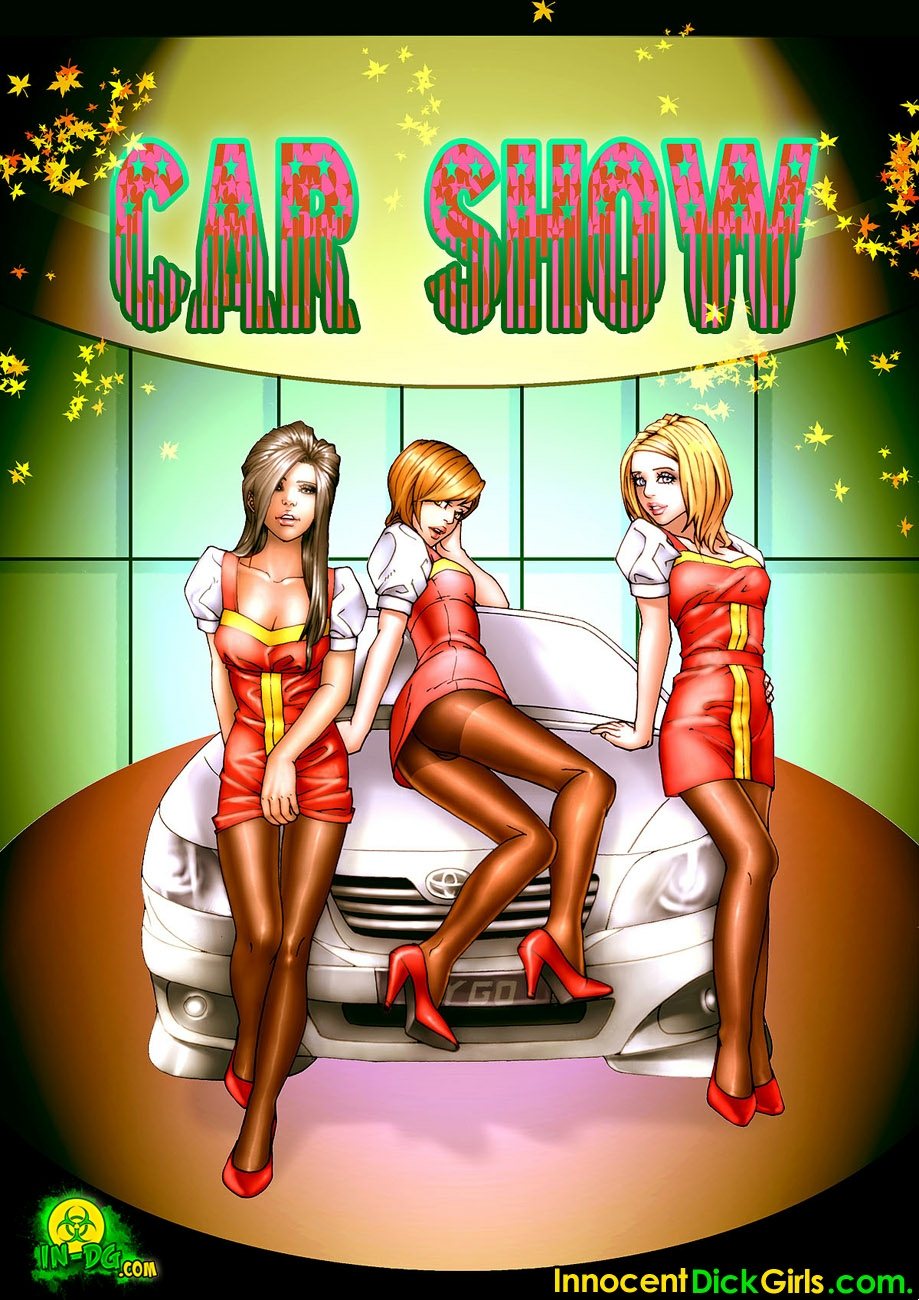 919px x 1300px - The Car Show- Innocent Dickgirls - Porn Cartoon Comics