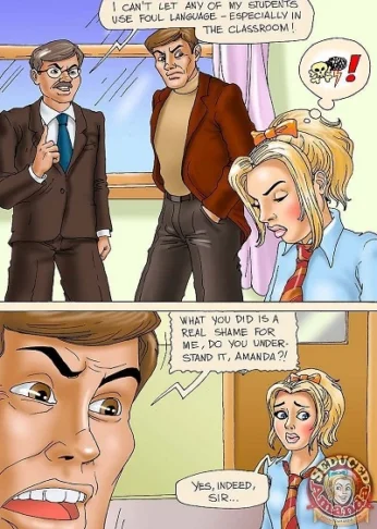 Seduced Amanda-College Punishment