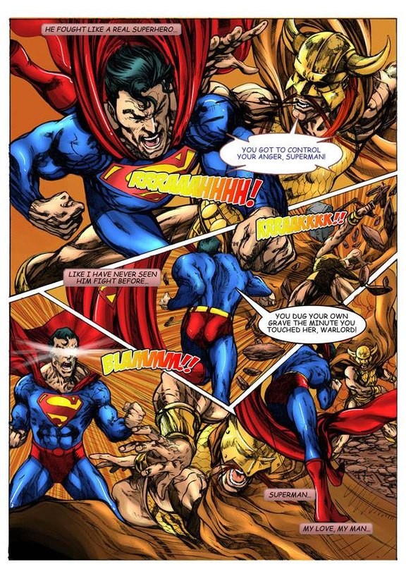 576px x 807px - Wonder Woman vs Warlord (Superman) - Porn Cartoon Comics