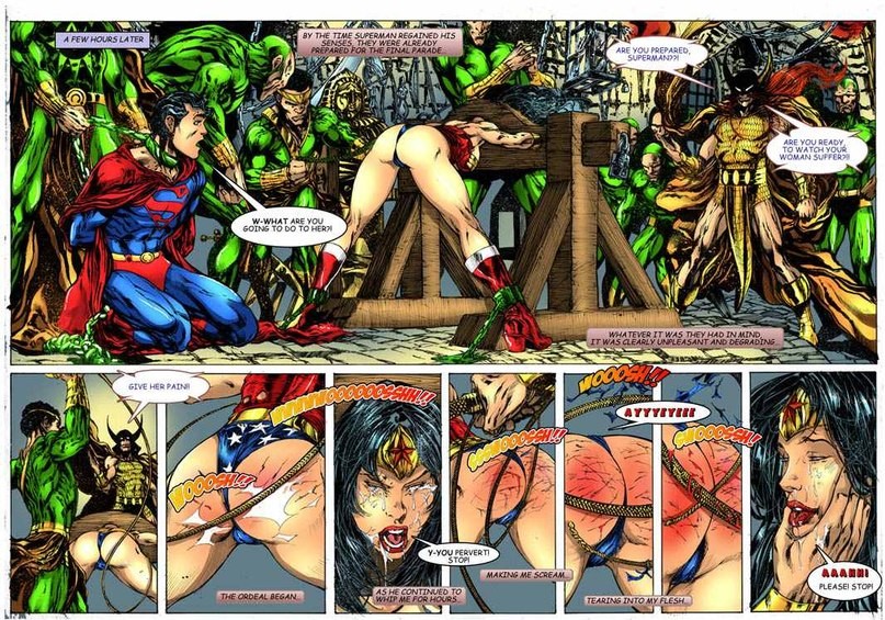Wonder Woman vs Warlord (Superman) - Porn Cartoon Comics