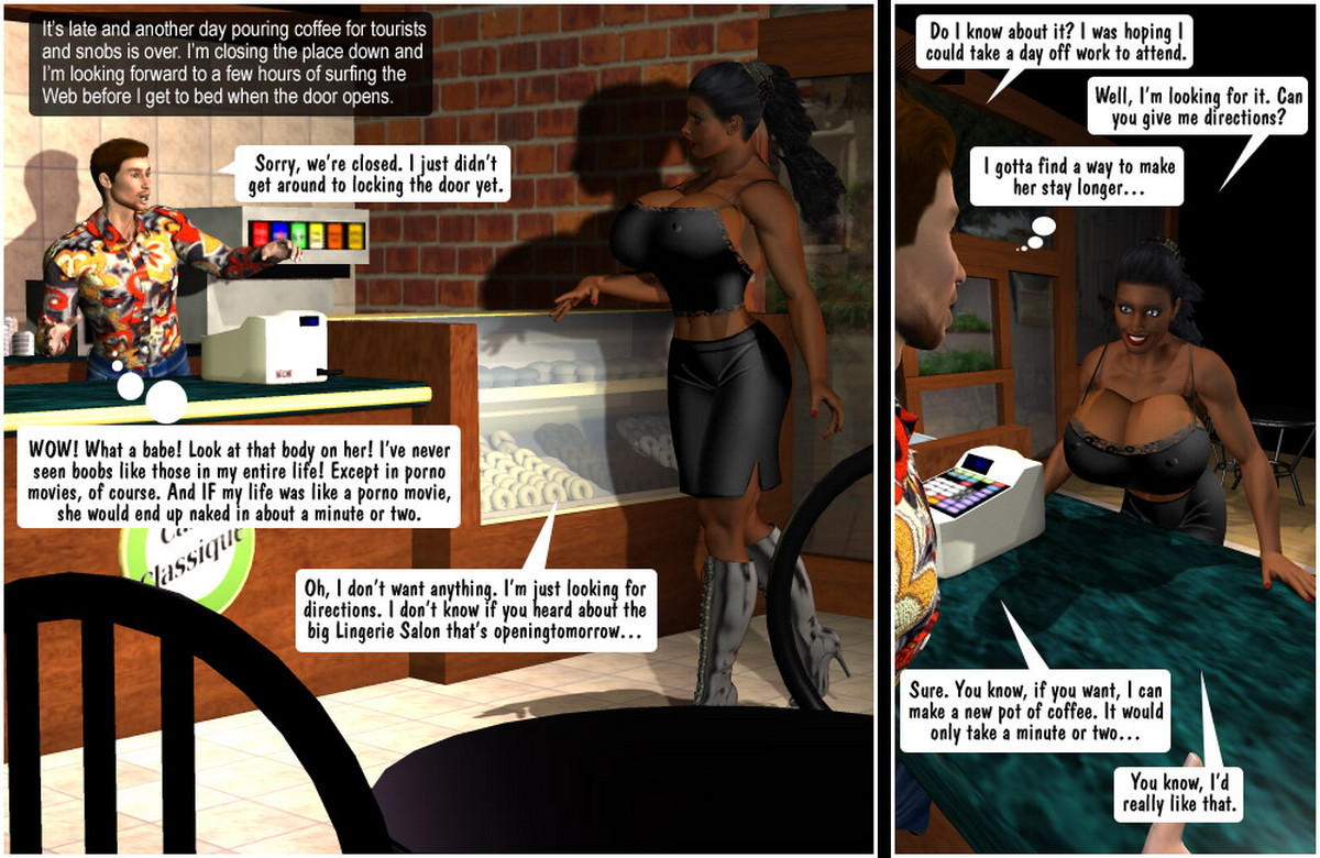 1200px x 780px - Big Girl Lost Regine and Truman Ebony- Entropy - Porn Cartoon Comics
