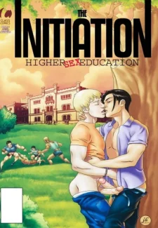 Gay Comics-The Initiation Higher sex education1
