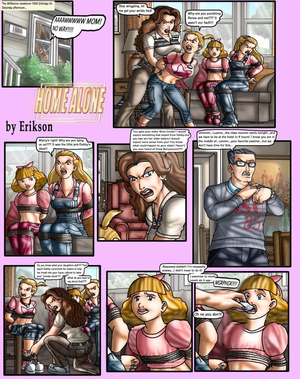Cartoon Porn Home - Home Alone - Porn Cartoon Comics