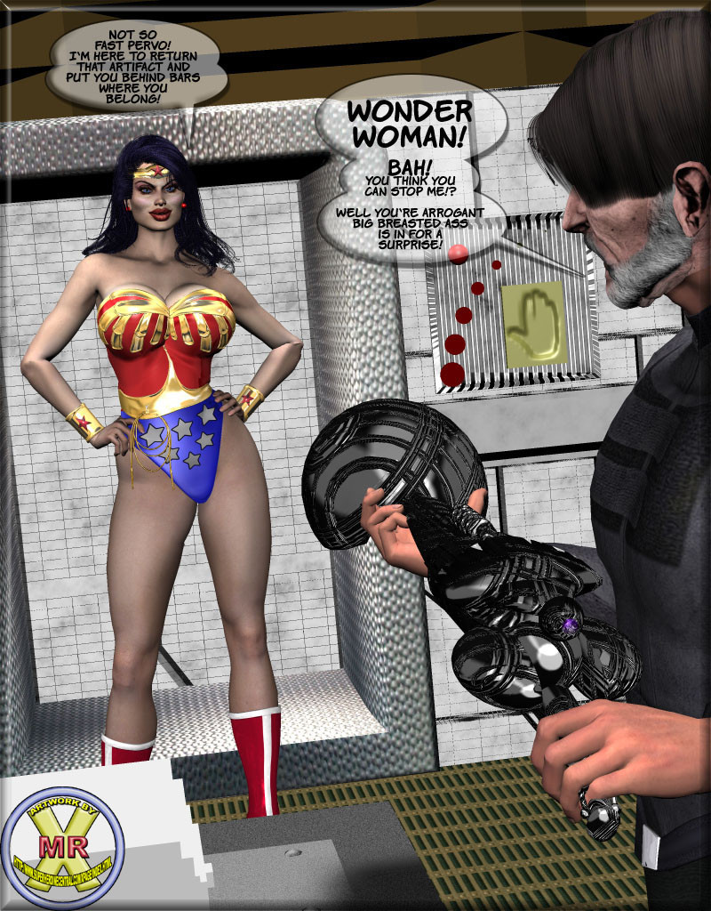 800px x 1024px - Wonder Woman vs. Shrink - Porn Cartoon Comics