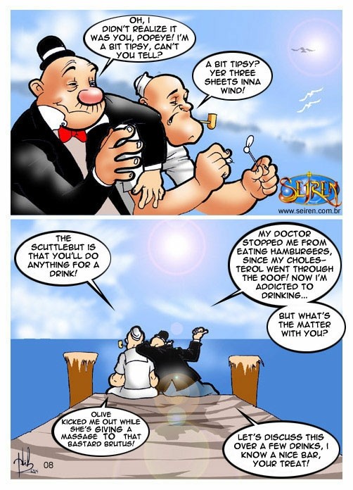 Popeye Cartoon Xxx - Popeye-The Dance Instructor - Porn Cartoon Comics