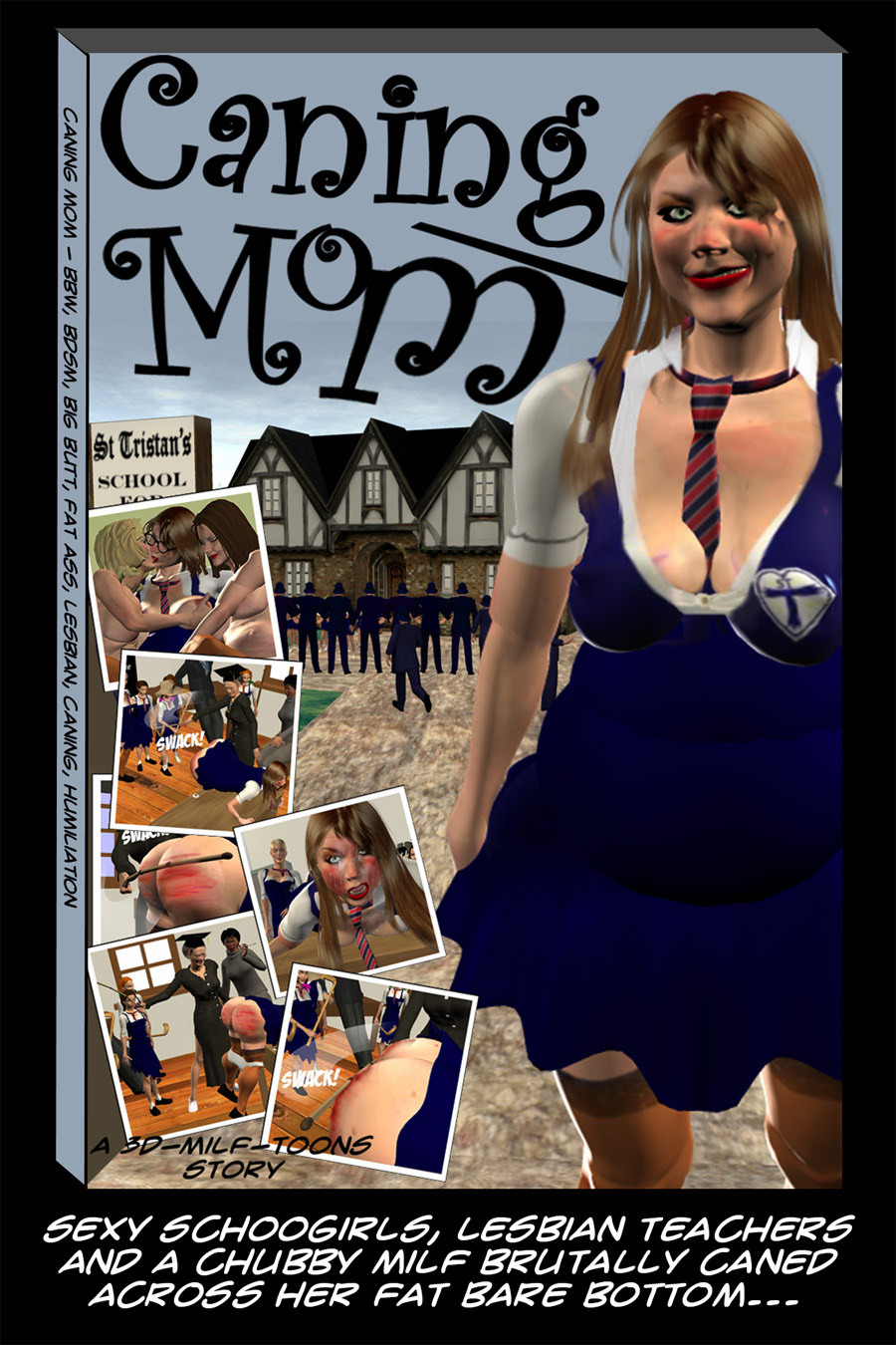 900px x 1350px - Girls Of St Tristan's Caning Mom Milf 3D - Porn Cartoon Comics