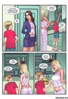 Mom Son-Yard Work 03