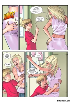 Mom Son-Yard Work 03 (3)
