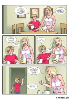 Mom Son-Yard Work 03 (6)