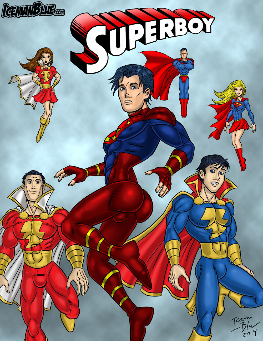 Superboy Gay Porn - Iceman Blue- Superboy - Porn Cartoon Comics