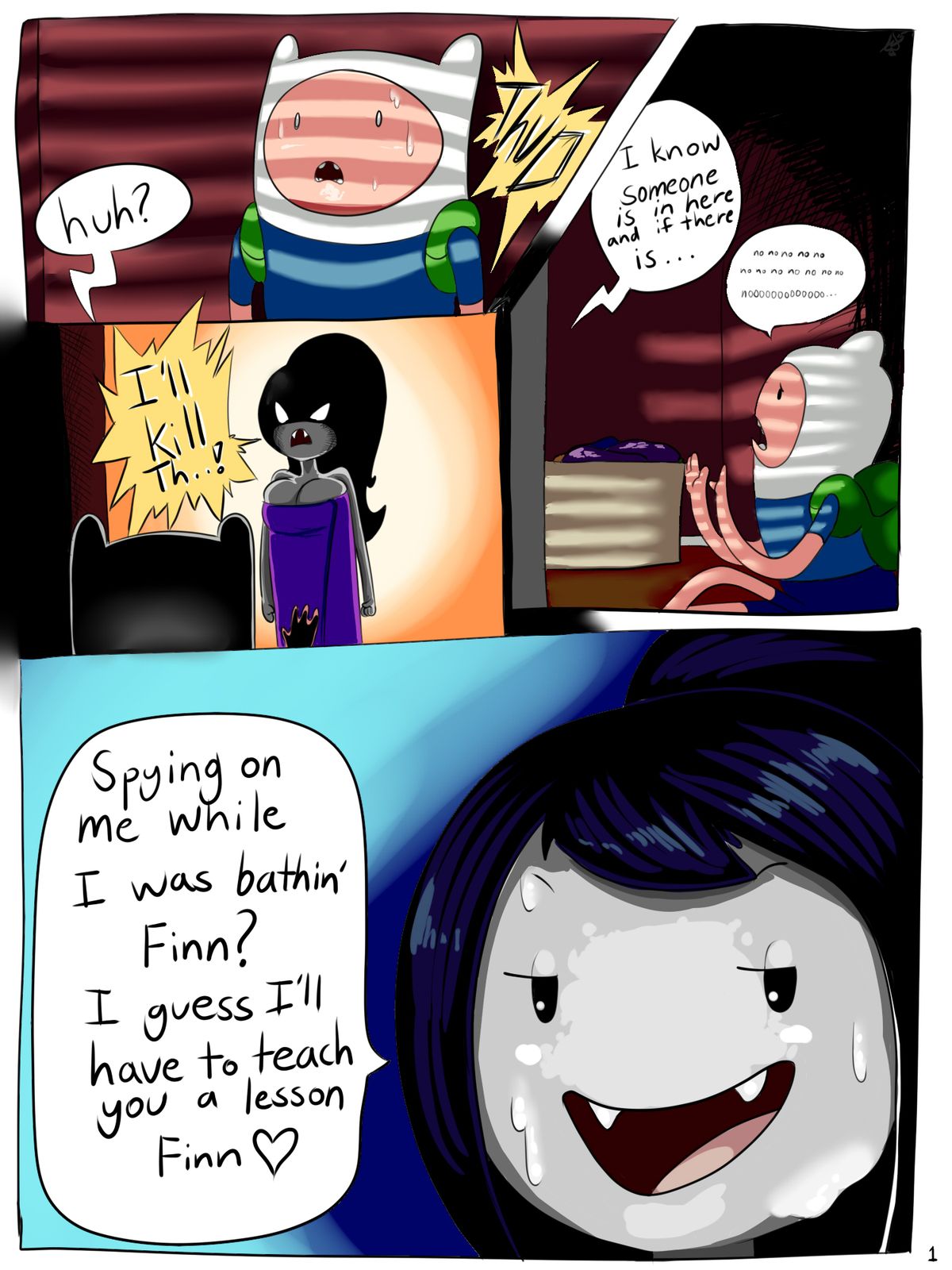 Adventure Time Finn And Marceline Have Sex - Adventure Time- Putting A Stake in Marceline - Porn Cartoon Comics
