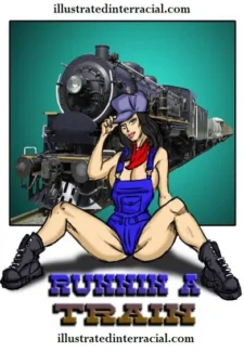 Runnin A Train 1- illustrated interracial1