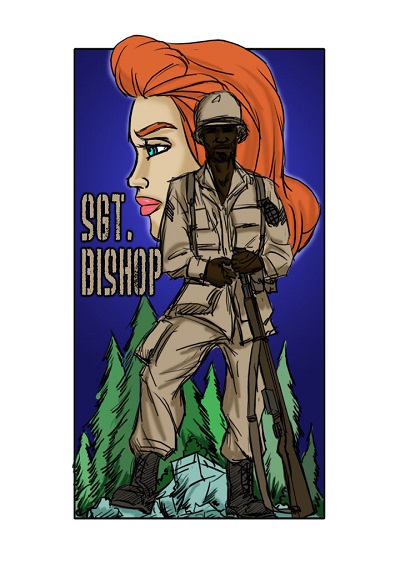 SGT. Bishop- illustrated interracial