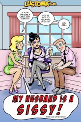 165px x 250px - My Husband is a Sissy- Lustomic - Porn Cartoon Comics
