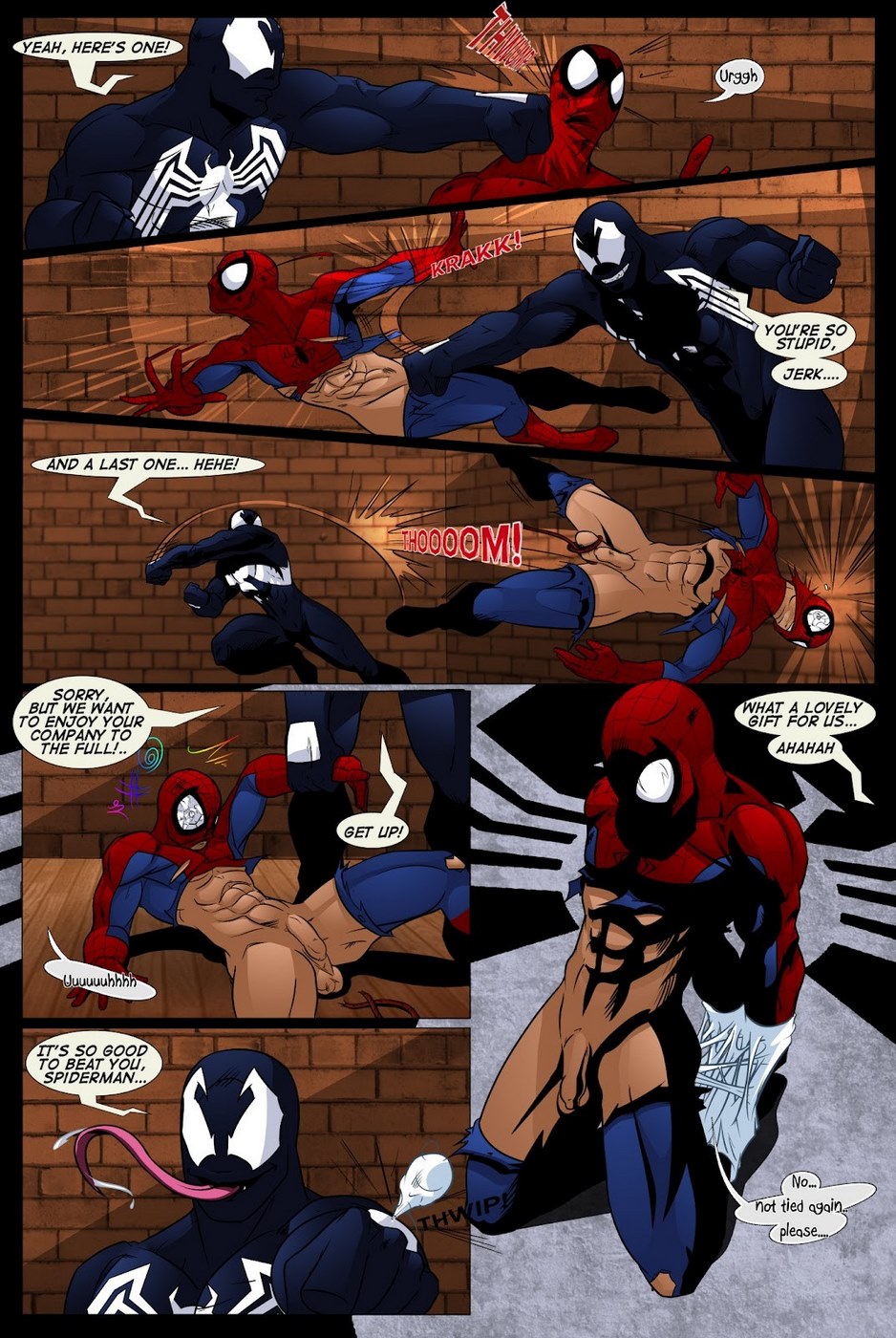 938px x 1400px - Shooters (Spider-Man Venom) - Porn Cartoon Comics
