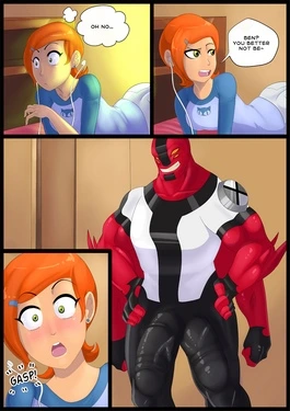 Ben 10- Gwen vs Fourarms