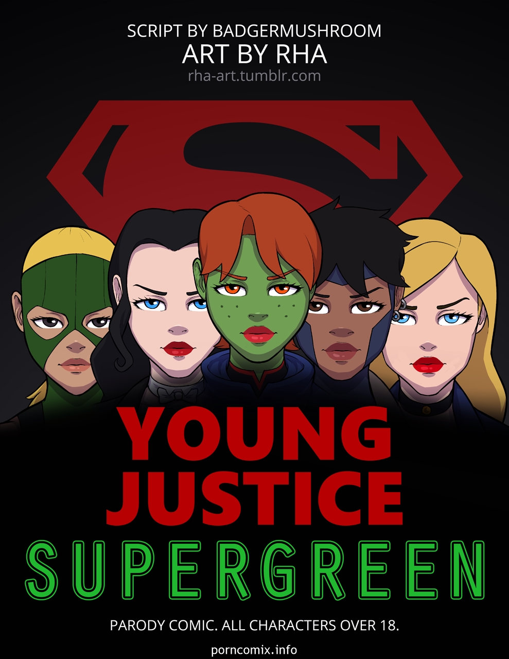 Young Justice- Supergreen - Porn Cartoon Comics