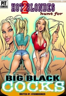 2 Hot Blonde Hunt For Big Black Cocks11