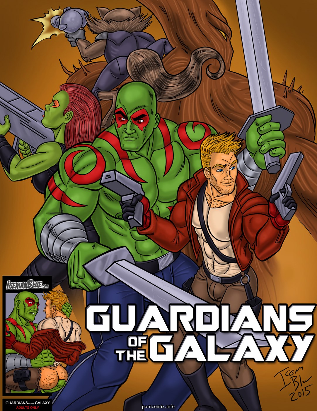 1082px x 1400px - Iceman Blue] Guardians of the Galaxy - Porn Cartoon Comics