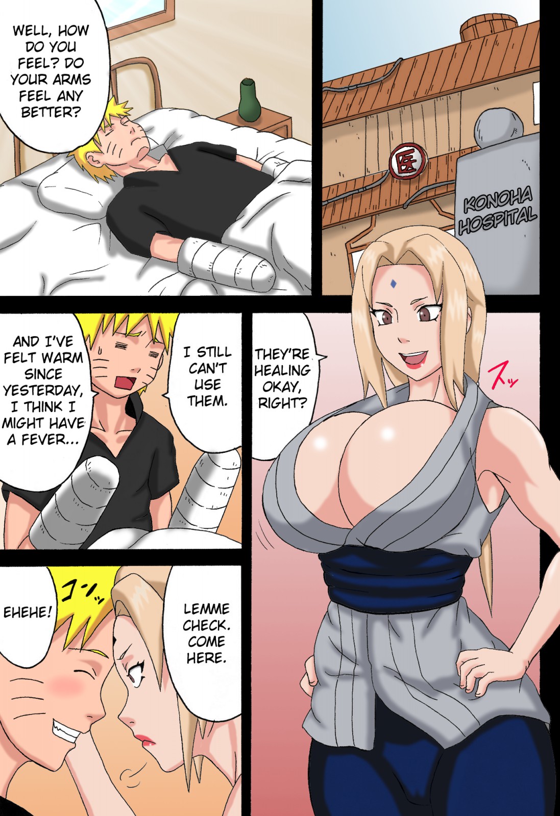 1097px x 1600px - Naruto- Konoha's Sexual Healing Ward - Porn Cartoon Comics