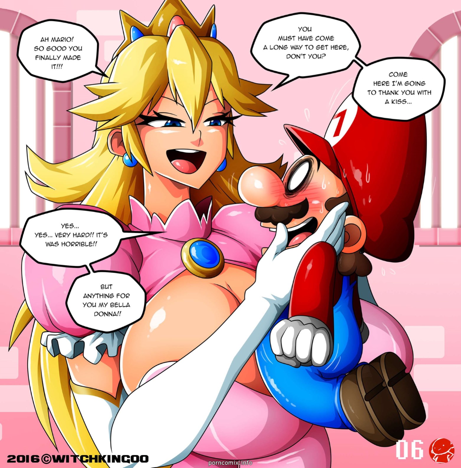 1563px x 1587px - Princess Peach- Thanks You Mario - Porn Cartoon Comics