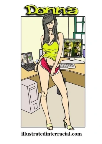 Donna- illustrated interracial