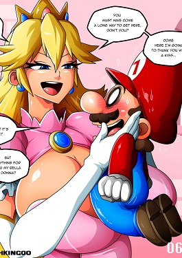 Princess Peach Sex - Princess Peach- Thanks You Mario - Porn Cartoon Comics