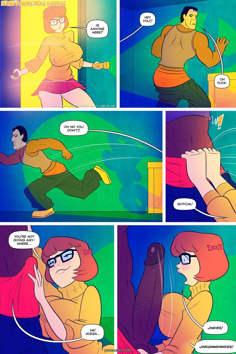 900px x 1350px - Velma's Monstrous Surprise (Scooby-Doo) - Porn Cartoon Comics