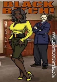 Black Bitch- illustrated interracial1