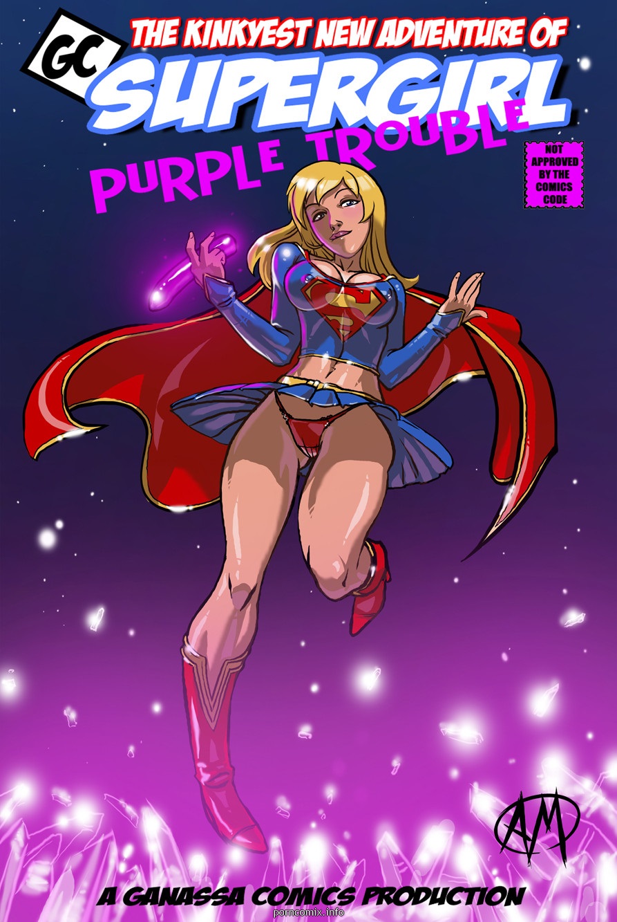 Supergirl Cartoon Blowjob Porn - Supergirl- Purple Trouble - Porn Cartoon Comics