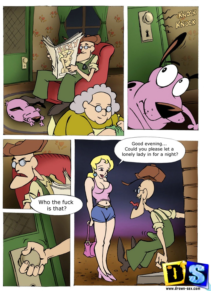 Cartoon Dog Sex Porn - Courage â€“ The Cowardly Dog - Porn Cartoon Comics