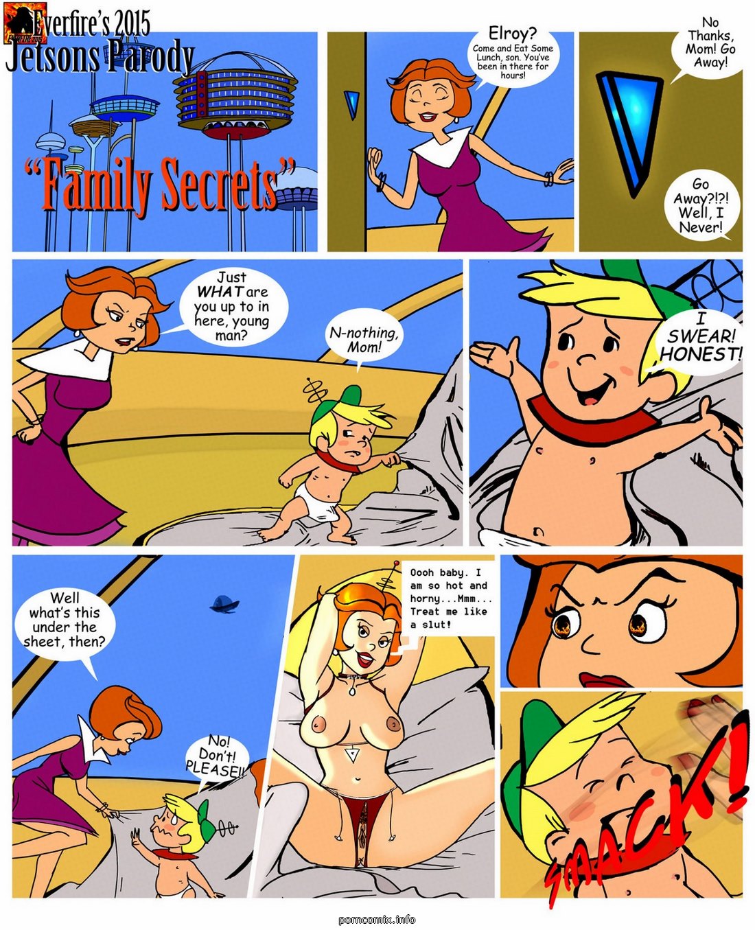1100px x 1355px - Family Secrets - Jetsons Everfire - Porn Cartoon Comics